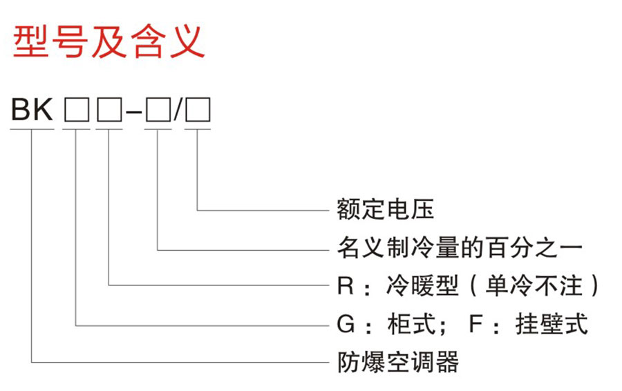 BK系列防爆空調器(IIB、IIC)